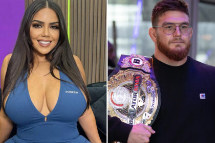 OnlyFans star vows to DUMP MMA champ partner Johnny Eblen if he loses title fight as fans ‘hope he wins and dumps her’