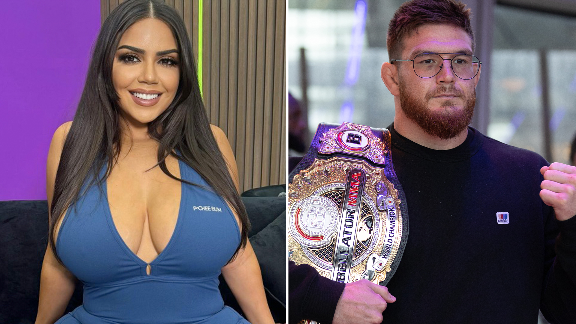 OnlyFans star vows to DUMP MMA champ partner Johnny Eblen if he loses title fight as fans ‘hope he wins and dumps her’