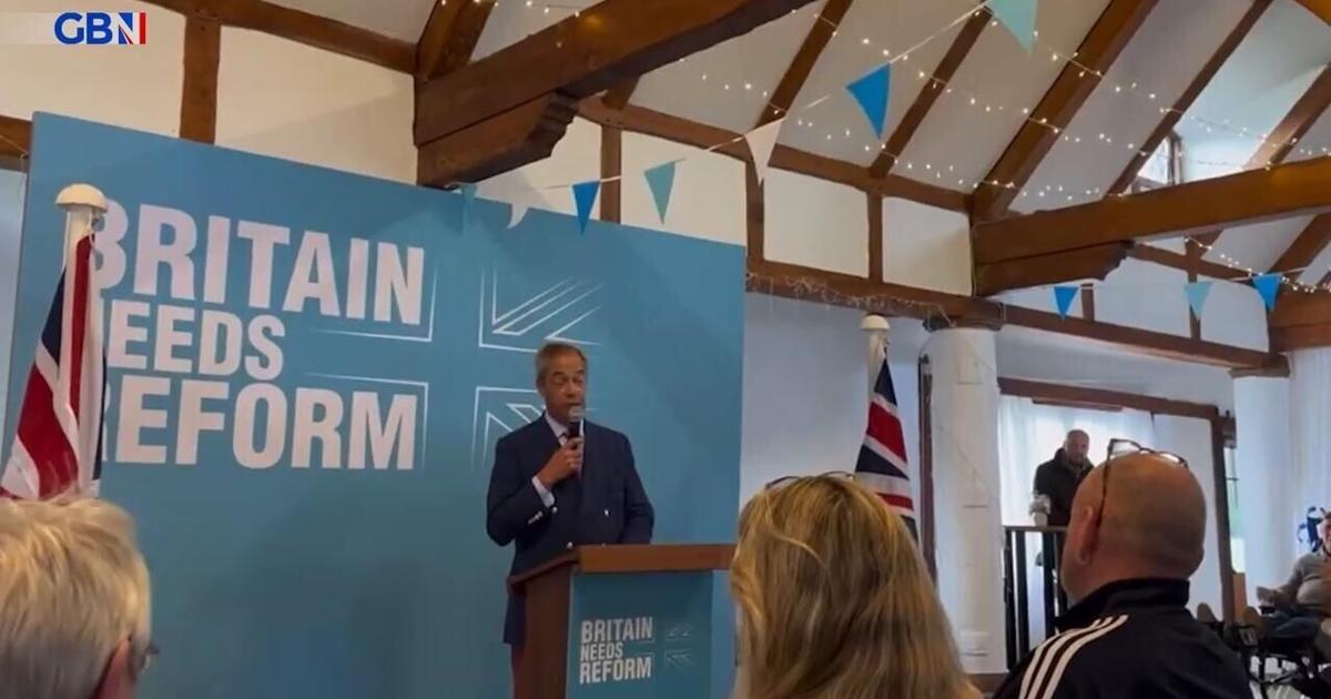 Nigel Farage lets slip his OnlyFans secret during a public meeting in Frinton over the weekend |