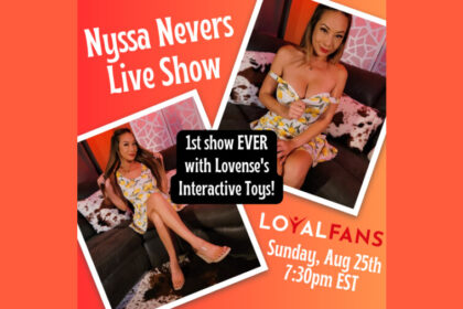 Nyssa Nevers to Host LoyalFans Interactive Livestream Sunday