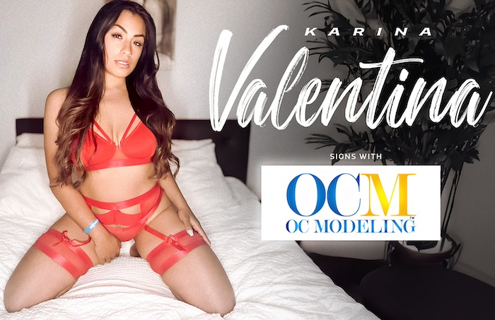 Karina Valentina Signs With OC Modeling