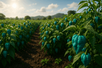 Trinidad Moruga Scorpion Cyan – Hellish Heat in a Heavenly Hue
