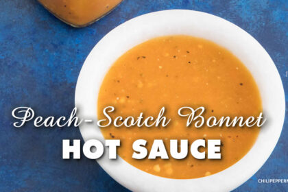 Peach-Scotch Bonnet Hot Sauce
