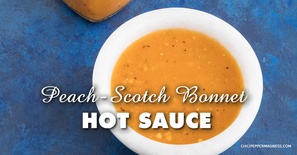 Peach-Scotch Bonnet Hot Sauce