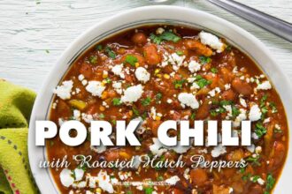 Pork Chili Recipe with Roasted Hatch Chiles