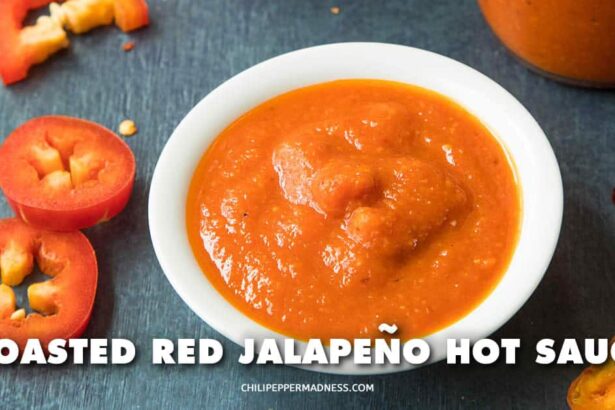 Roasted Red Jalapeno Pepper Hot Sauce