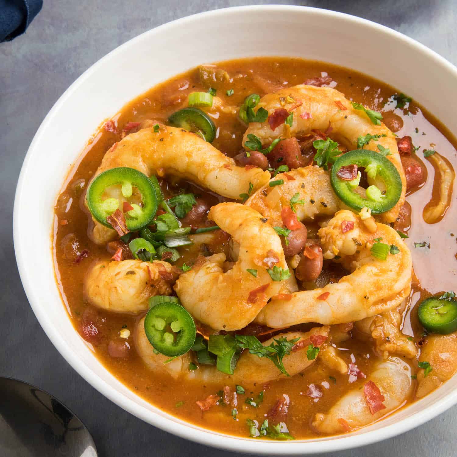Shrimp and Red Bean Chili Recipe
