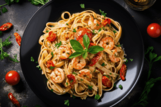 Recipe – Spicy Shrimp Pasta
