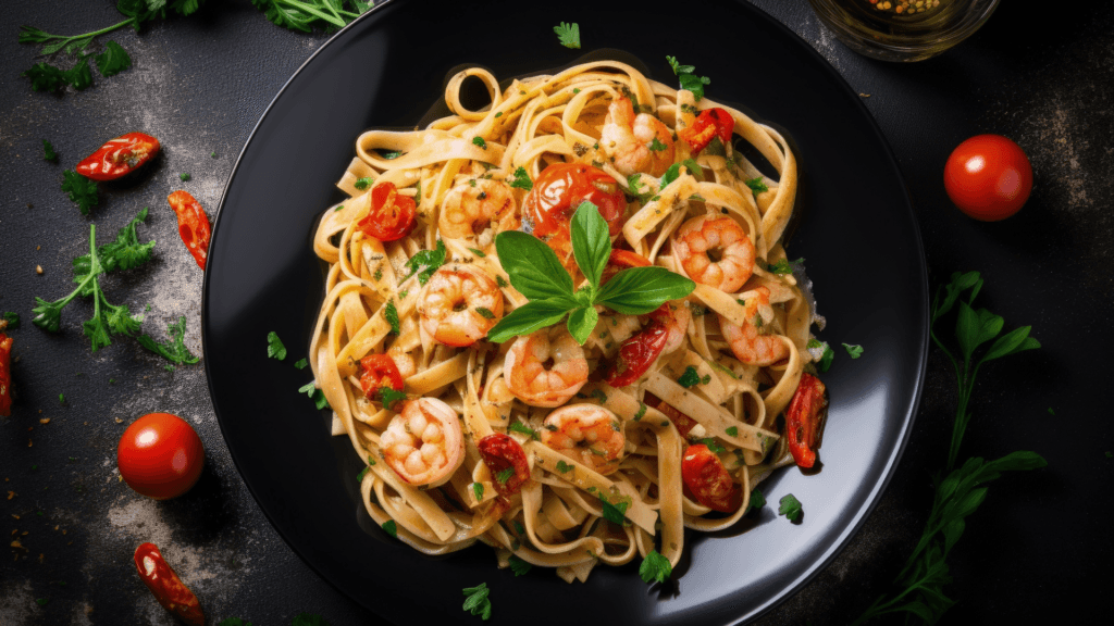 Recipe – Spicy Shrimp Pasta