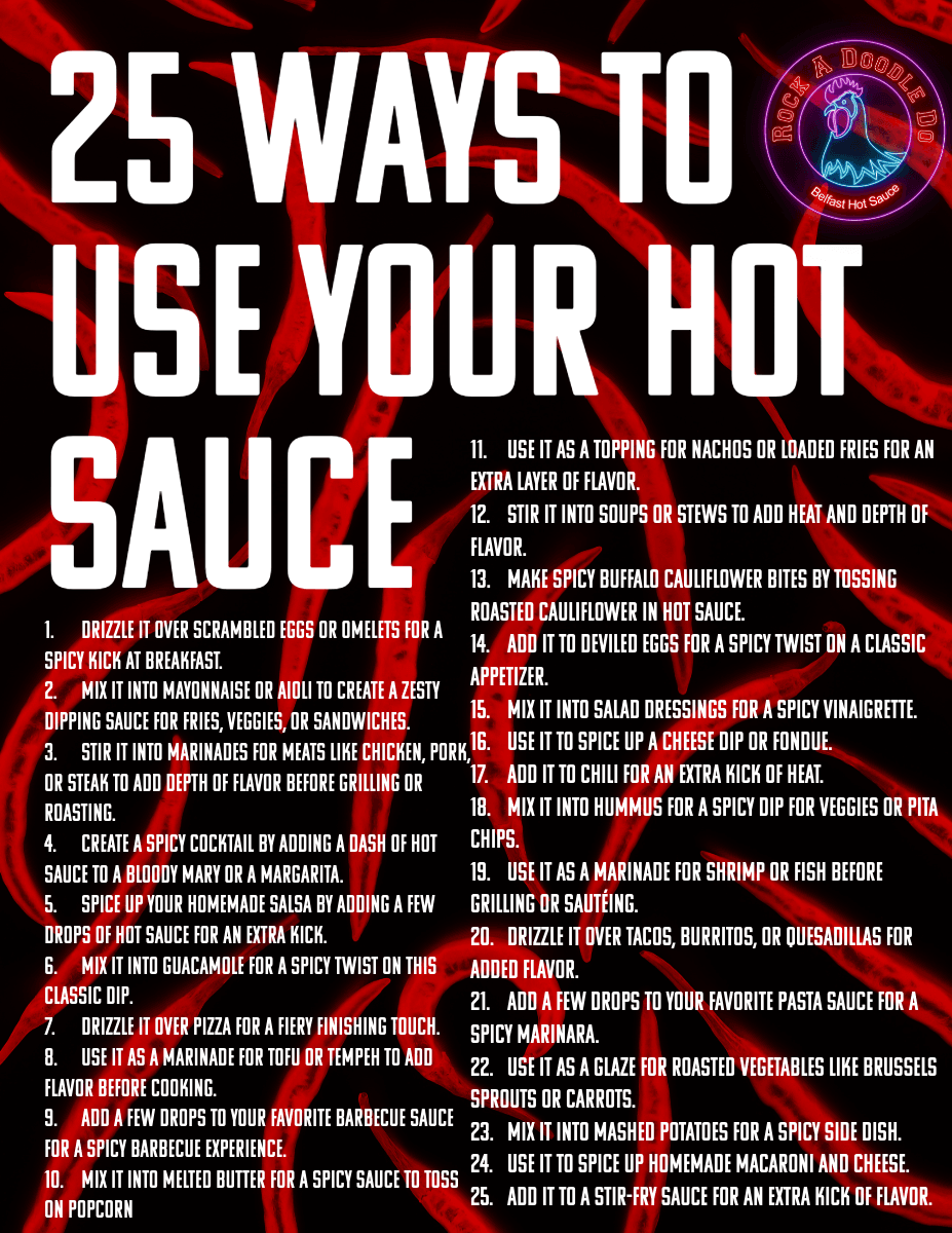 25 Ways To Use Hot Sauce